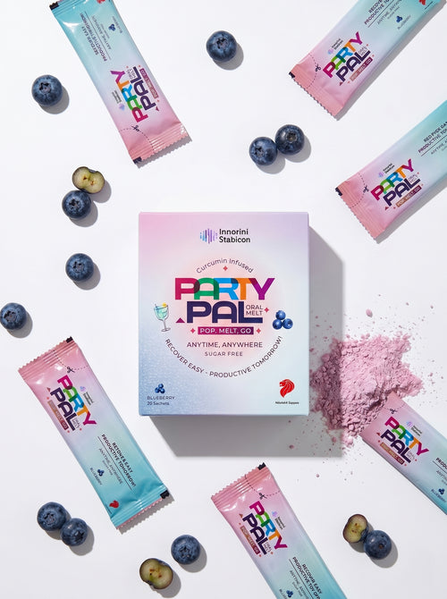 PartyPal | Recover Easy - Blueberry (FULL BOX -  20 Sachets )
