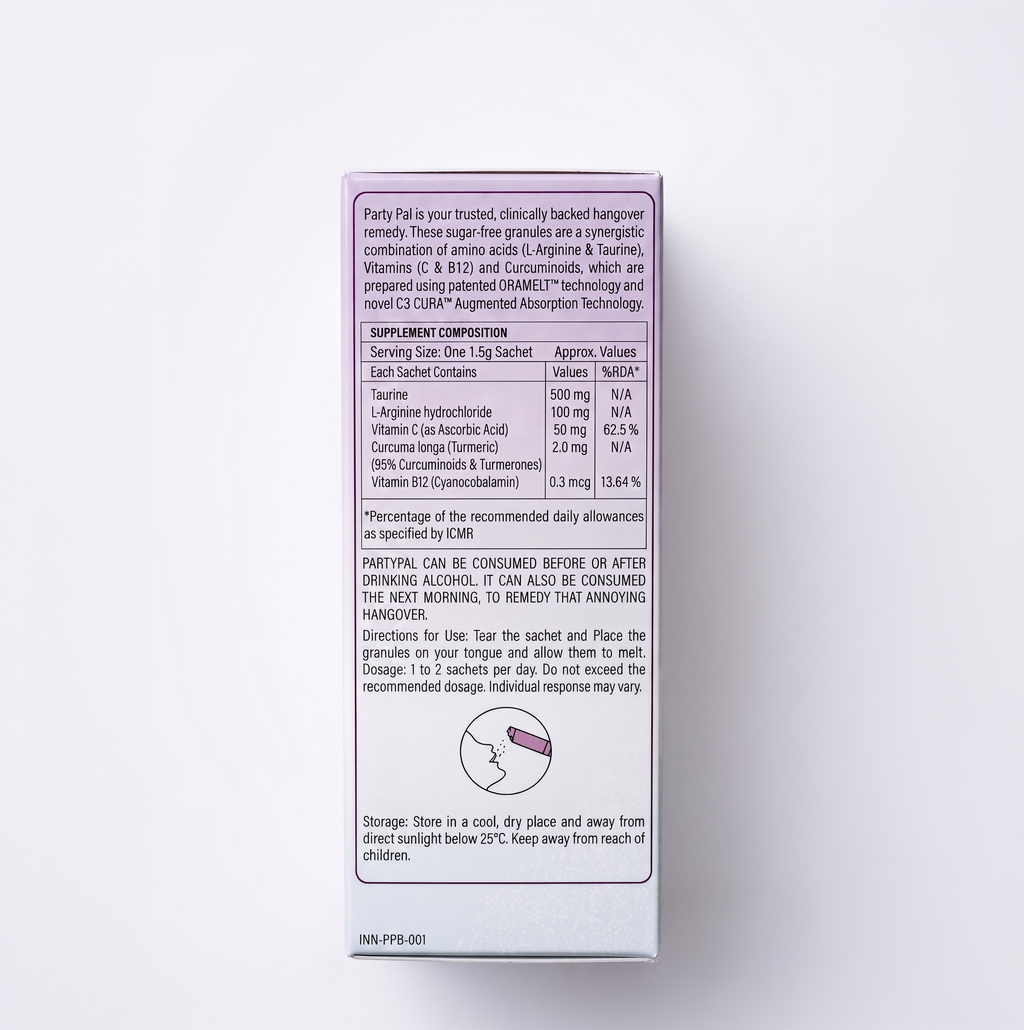 PartyPal | Recover Easy - Blueberry ( 20 Sachets )