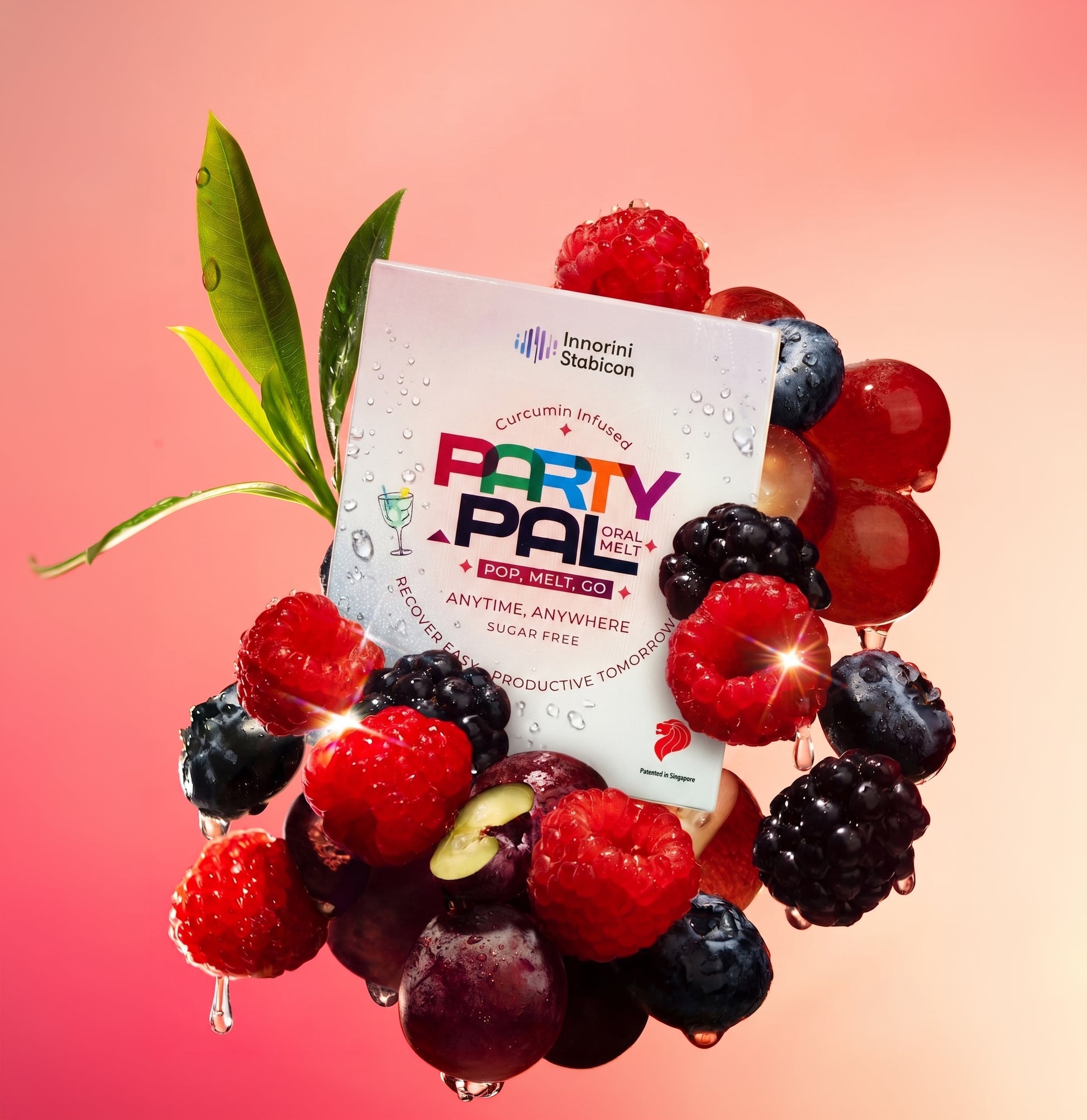 PartyPal | Recover Easy - Blueberry (FULL BOX -  20 Sachets )